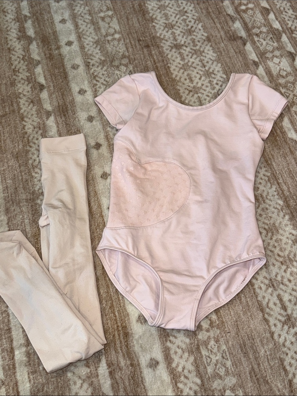 Bloch Light Pink Leotard and Tights Set